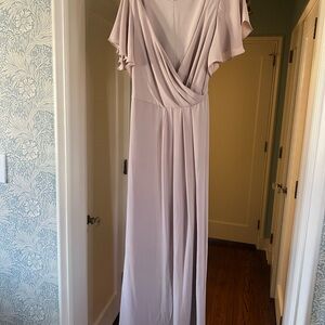Elegant tan Maxi/bridesmaids Dress